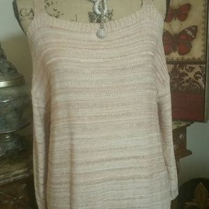 Cold Shoulder Sweater Shirt PXL